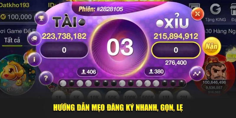 Hướng dẫn mẹo đăng ký nhanh, gọn, lẹ